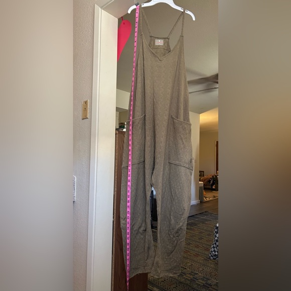 NWOT Free People Movement Hot Shot Cable Knit Onesie RARE - Light Army Green XS - Picture 13 of 16